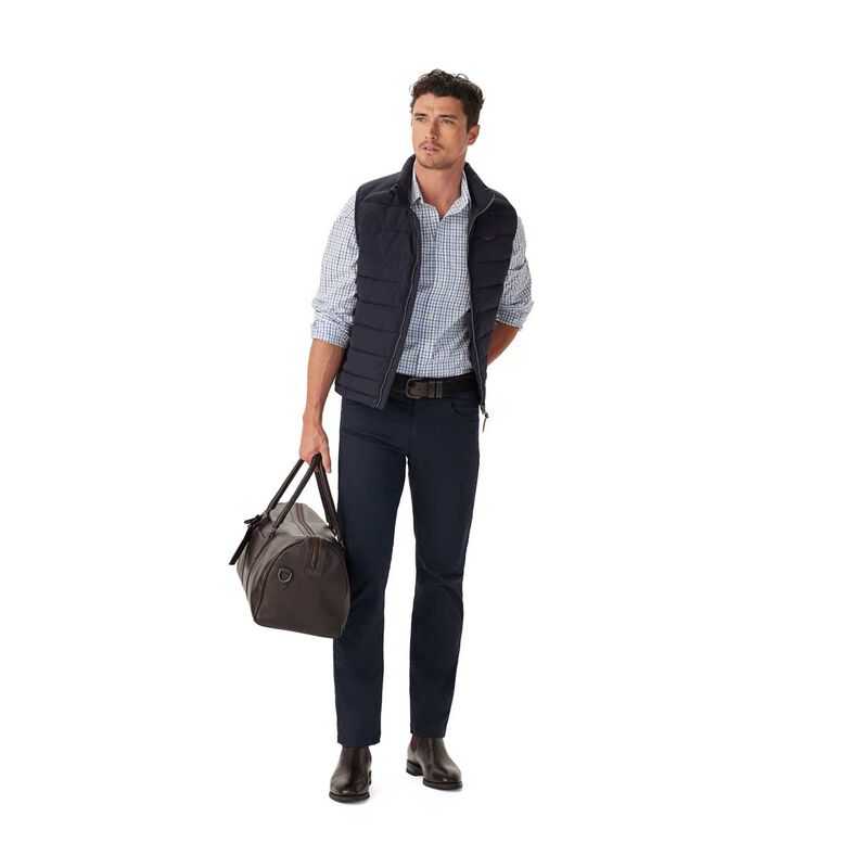 R.M. Williams Newland Poplin Check Shirt image number 3