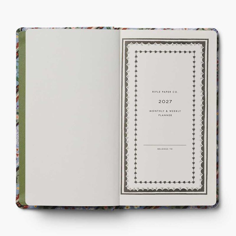 Rifle Paper Co. 2027 12-Month Paisley Hardcover Pocket Planner image number 1