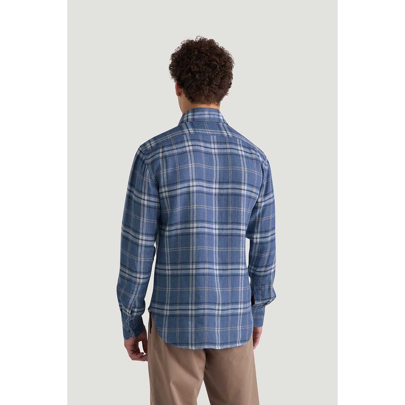 M.J. Bale Bradfield Linen Check Shirt image number 1