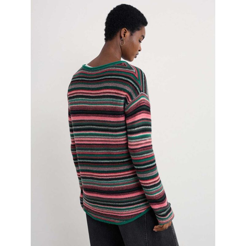 Seasalt Cornwall Fruity Jumper II Ripple Marks Squash Multi image number 1