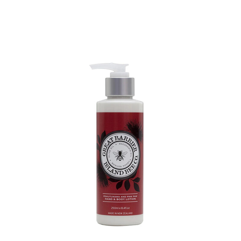 Great Barrier Island Bee Co Pohutukawa & Paw Paw Hand & Body Lotion image number 0