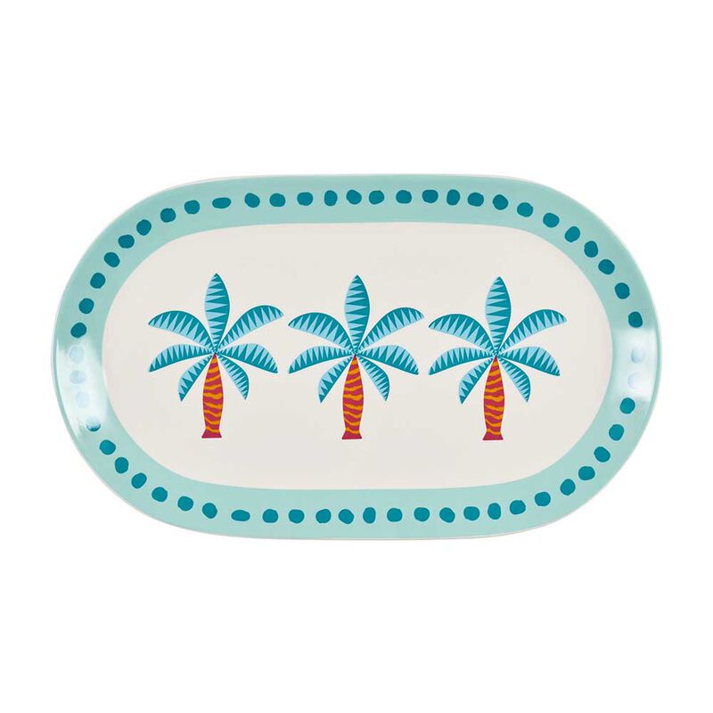 Annabel Trends Ceramic Serving Platter - Fiesta Palm image number 1