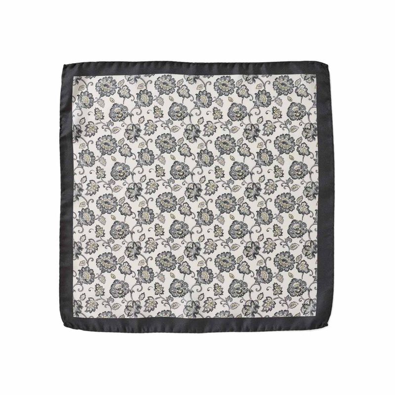 Cambridge Simple Floral Pocket Square image number 1
