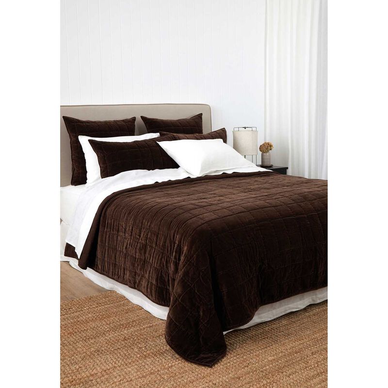 Wallace Cotton Belvedere Velvet European Pillowcase image number 1