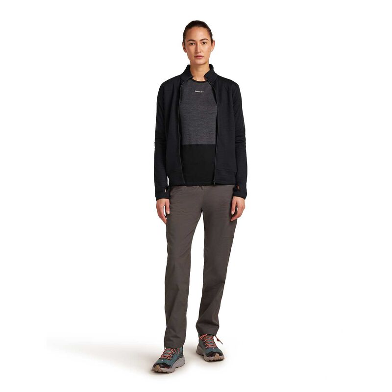 Icebreaker W Merino Blend 300 RealFleece Descender LS Zip image number 3