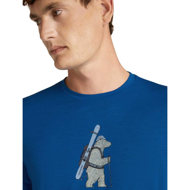Icebreaker M Merino 150 Tech Lite SS Tee Bear Tour image number 6