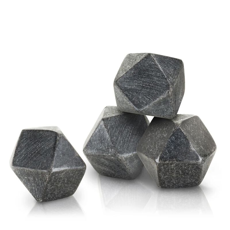 Glacier Rocks® Hexagonal Basalt Stones By Viski® image number 1