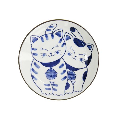 Tokyo Design Studio Kawaii Cat Neko Plate 16.5cm