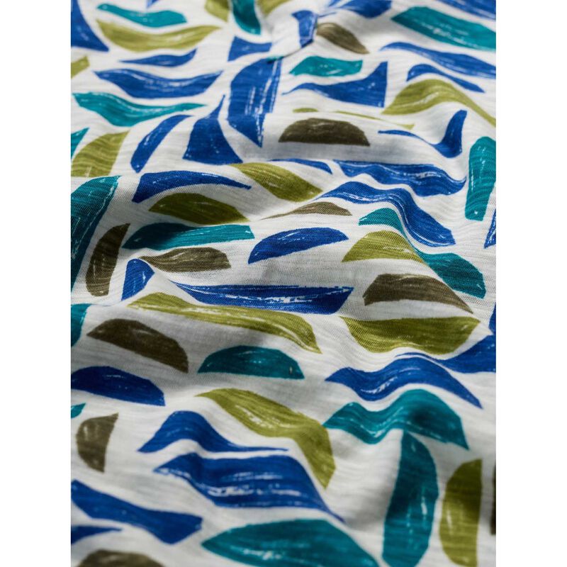 Seasalt Cornwall Wavecrest Shirt Harbour Hulls Chalk image number 3