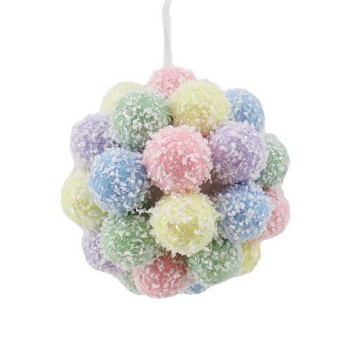 Sugar Dusted Pompom Ball