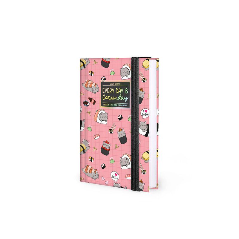 Legami Sushi Cat 2026 Photo Daily Diary Small image number 3