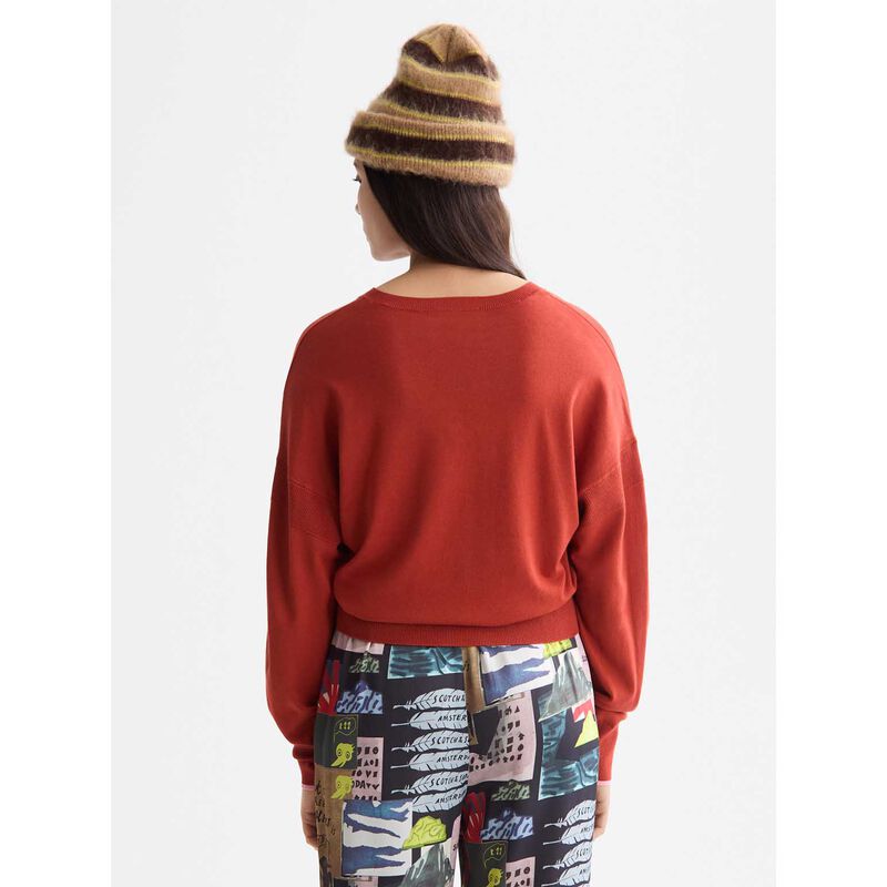 Scotch & Soda V-Neck Relaxed Pullover image number 1