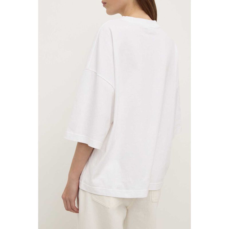 Assembly Label Max Cotton Oversized Tee White image number 1