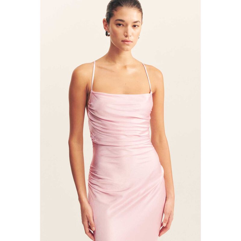 Shona Joy La Lune Lace Back Maxi Dress image number 2