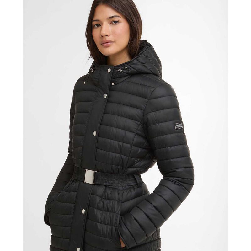 Barbour International Longline Jada Puffer Jacket image number 3