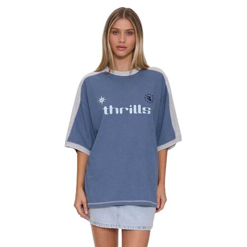 Thrills Hot Shot Panelled Oversized Tee