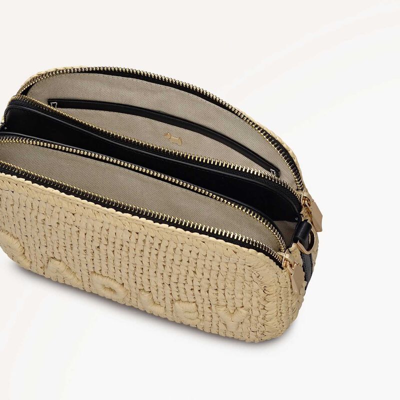 Radley Dukes Place Raffia Medium Ziptop Cross Body image number 2