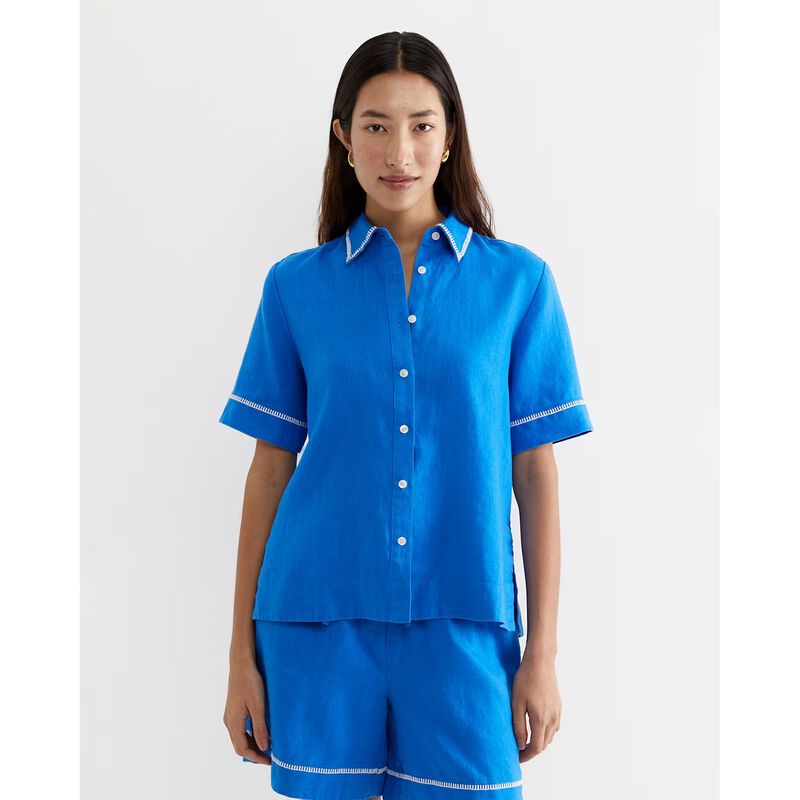 Sportscraft Lulu Blanket Stitch Shirt image number 2