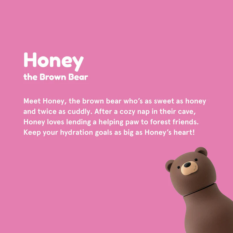Asobu Bestie Bottle 460ml Brown Bear image number 2