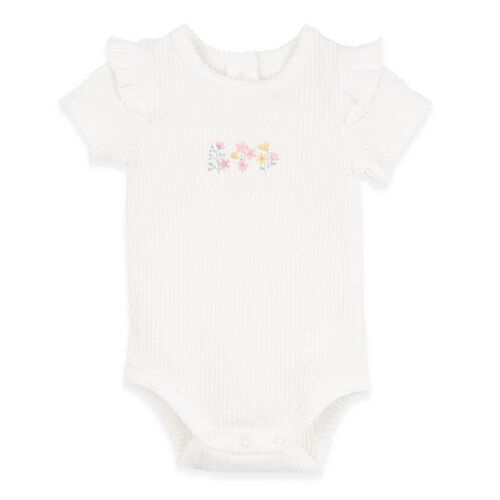 Bébé Bonnie Organic Embroidered Bodysuit