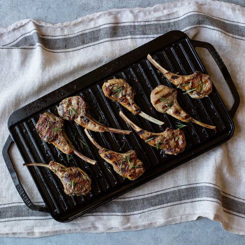 Lodge Cast Iron Chef Collection Reversible Grill/Griddle 49cm image number 3