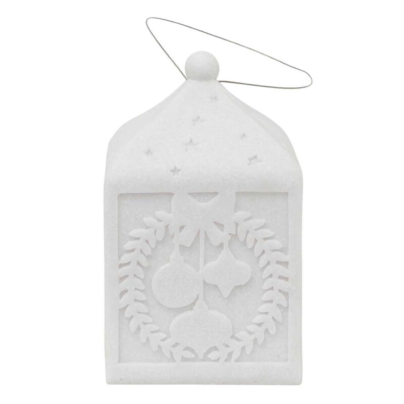 French Country Lantern with Baubles Light Up image number 0