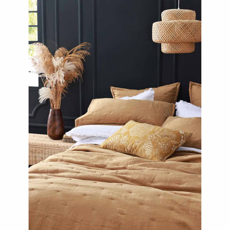 MM Linen Laundered Linen Bedspread Set image number 1