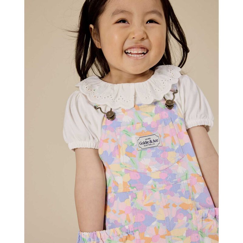 Goldie + Ace Laura Puff Sleeve Collar Top 3-5Y image number 2