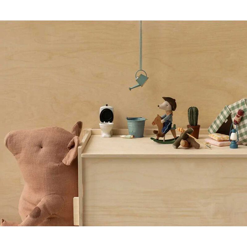 Maileg Cowboy Mouse On Rocking Horse image number 1