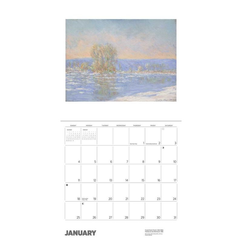Pomegranate Claude Monet 2026 Wall Calendar image number 1