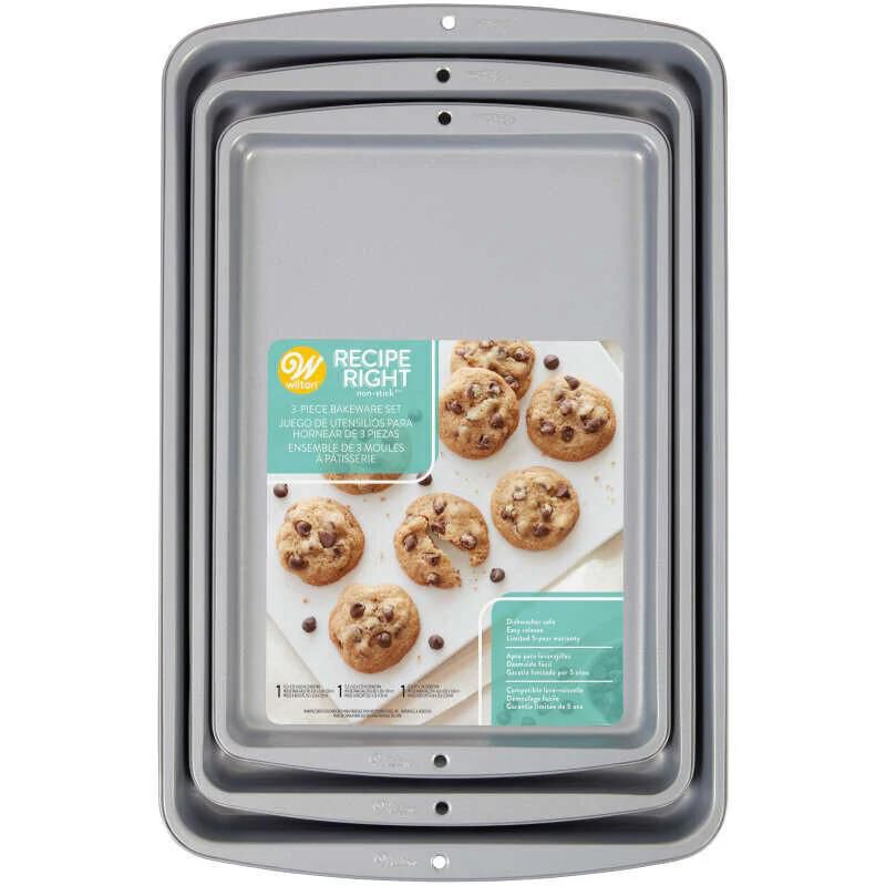 Wilton Recipe Right Cookie Pan Set 3pc image number 0