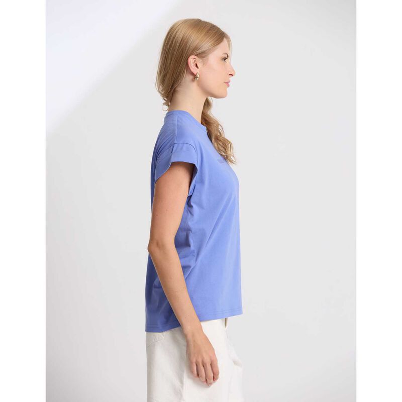 Stella + Gemma Cuff Tee Cornflower image number 3