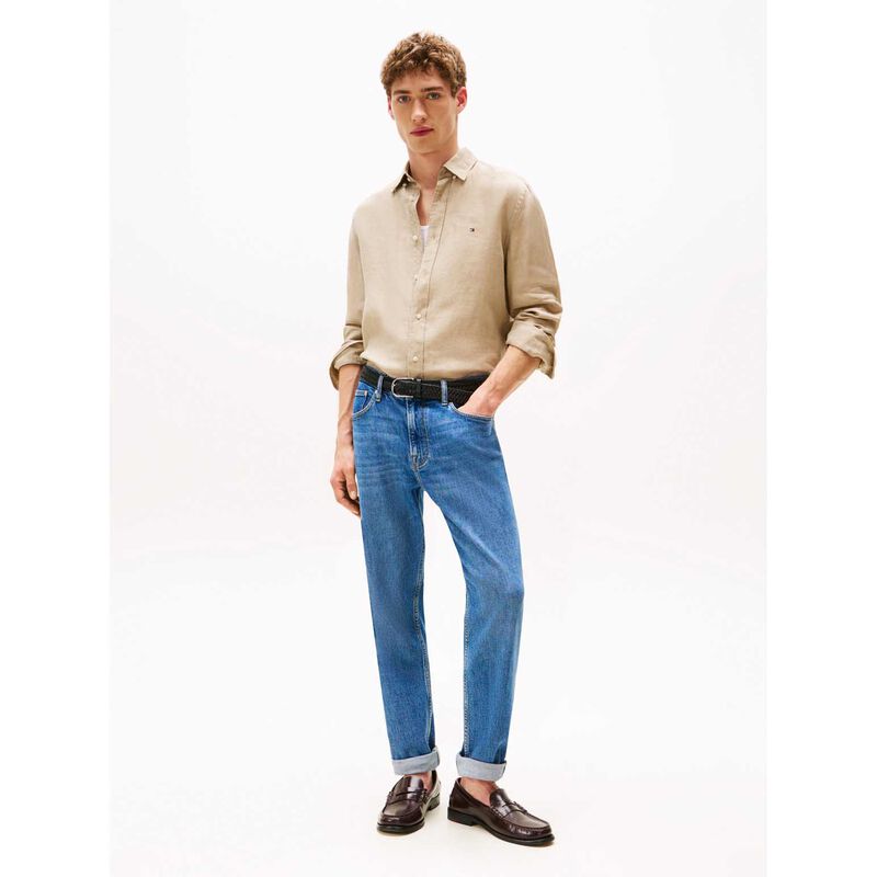 Tommy Hilfiger Regular Fit Pure Linen Shirt image number 3