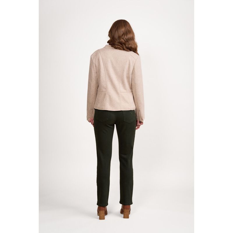 Vassalli Long Sleeve Lined Zip Up Jacket With Front Zip Detailing image number 1