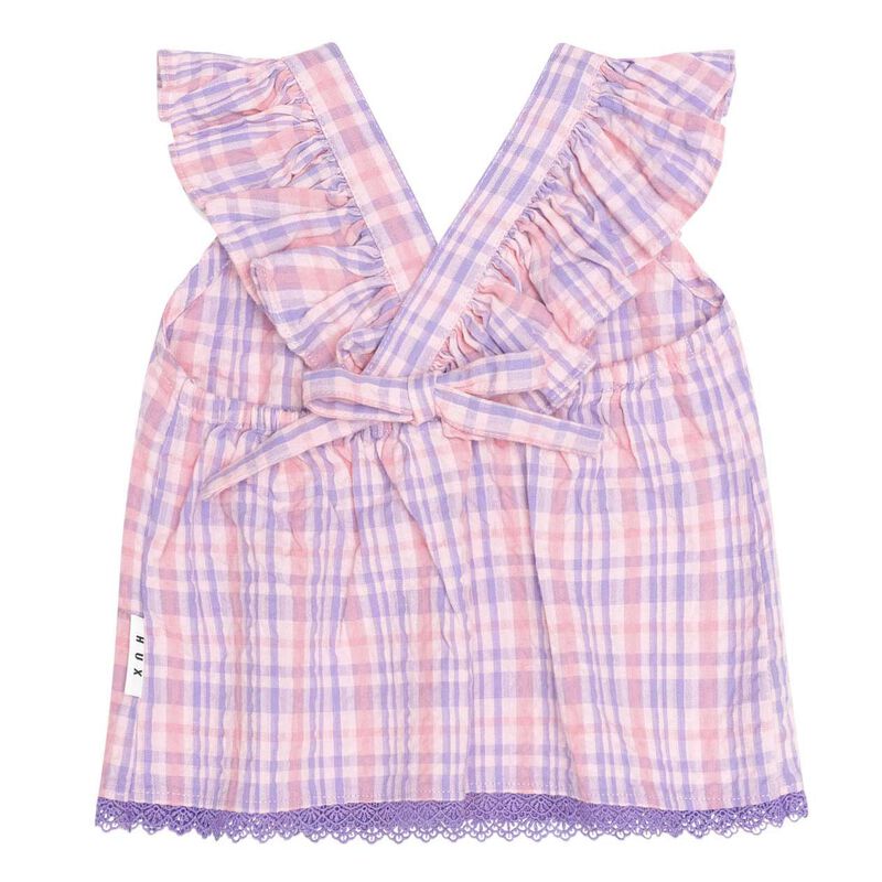 Huxbaby Tropical Check Tie Top 1-2Y image number 1