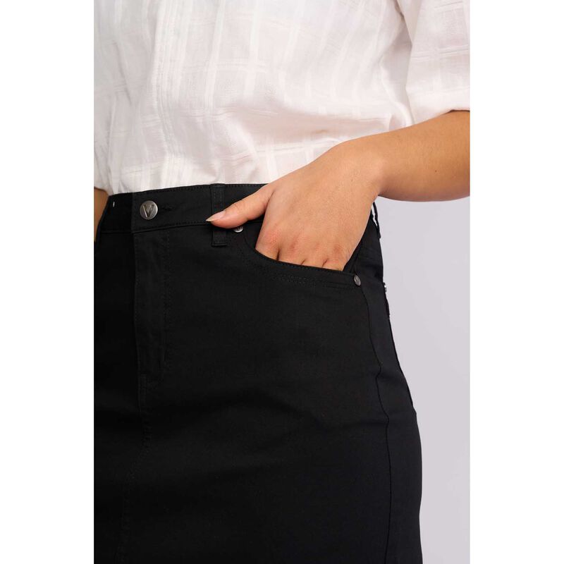 Vassalli Plain Lightweight Skirt image number 2
