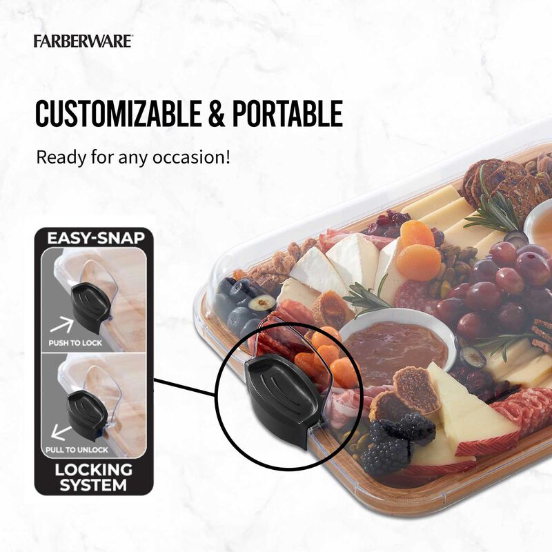 Farberware Build-A-Board Bamboo Rectangular Board 28x35.5cm image number 1