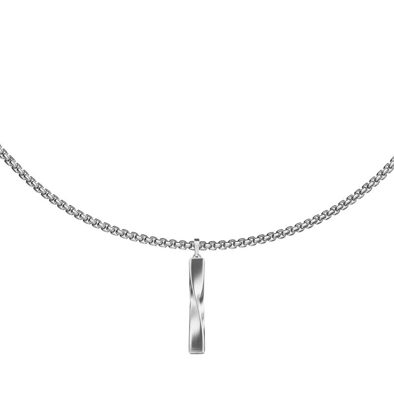 Emporio Armani Stainless Steel Pendant Necklace image number 0