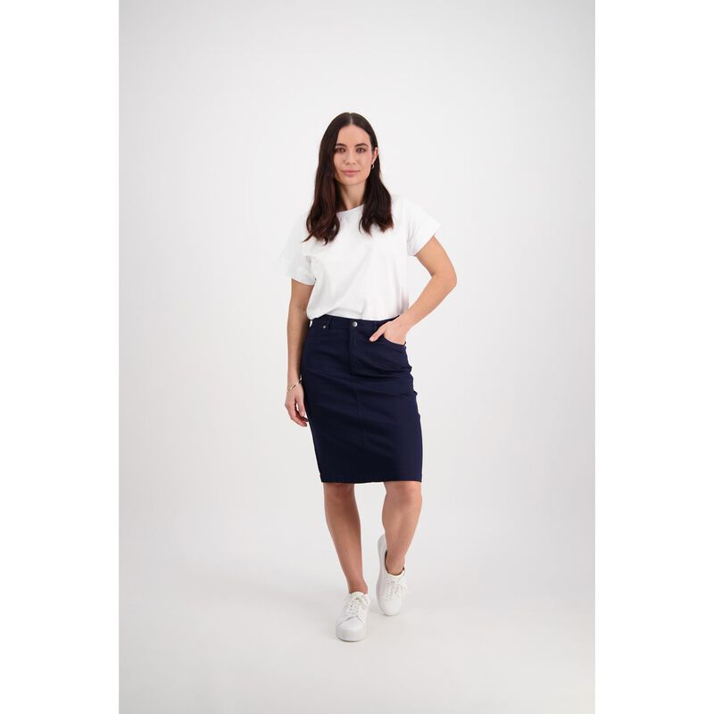 Vassalli Plain Lightweight Skirt image number 3