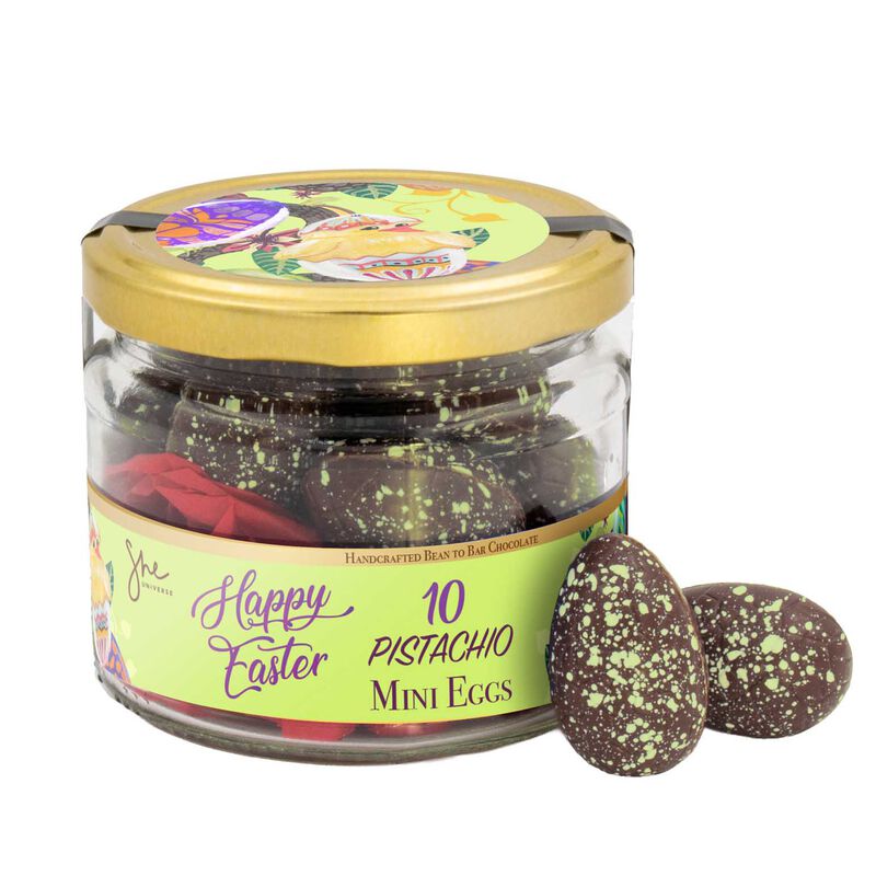 She Universe 10 Pistachio Rose Mini Easter Eggs 120g image number 0