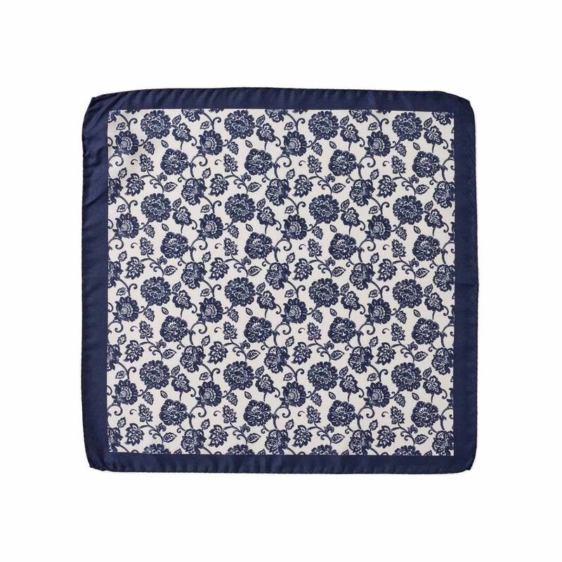 Cambridge Simple Floral Pocket Square image number 0