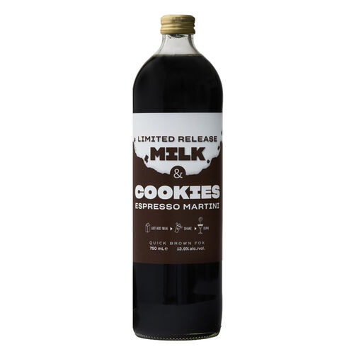 Quick Brown Fox Milk & Cookies Espresso Martini 750ml
