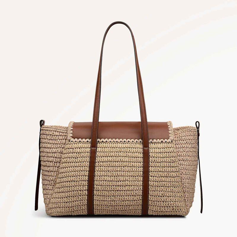 Radley The Chancery Raffia Medium Flapover Shoulder image number 3