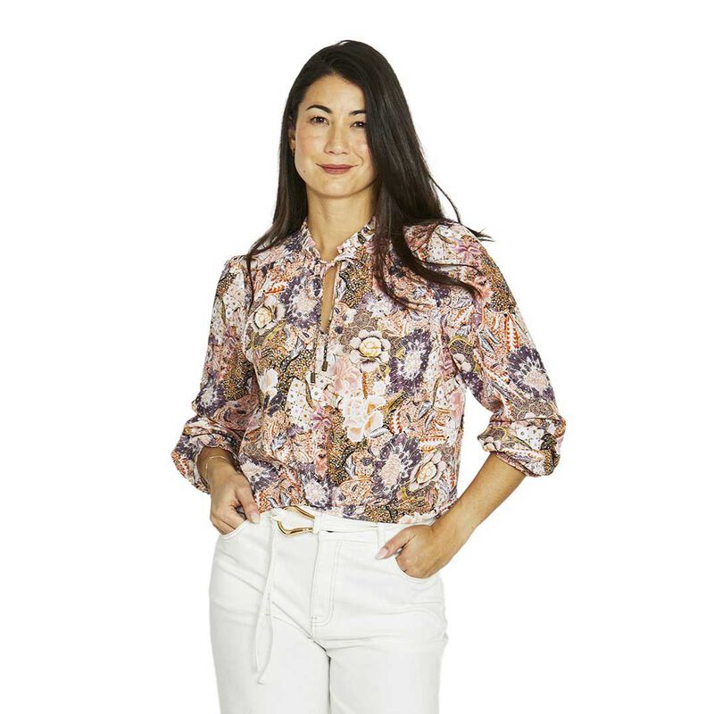 Jump Delicate Paisley Top image number 2