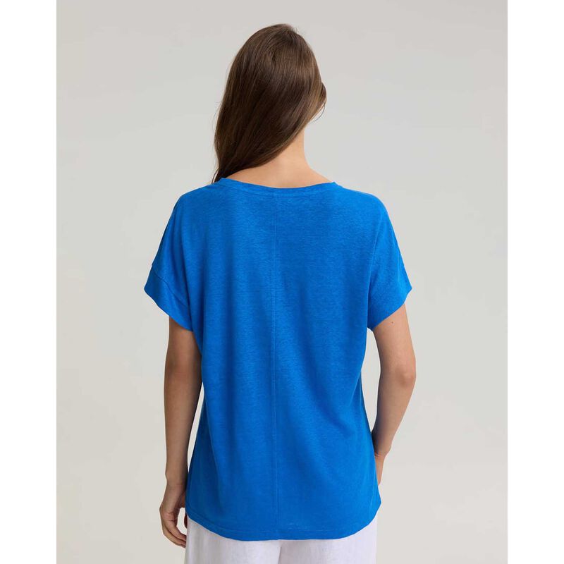 Sportscraft Tonia Crew Neck Linen Tee image number 1