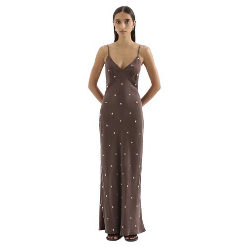 Nude Lucy Athena Cupro Slip Dress
