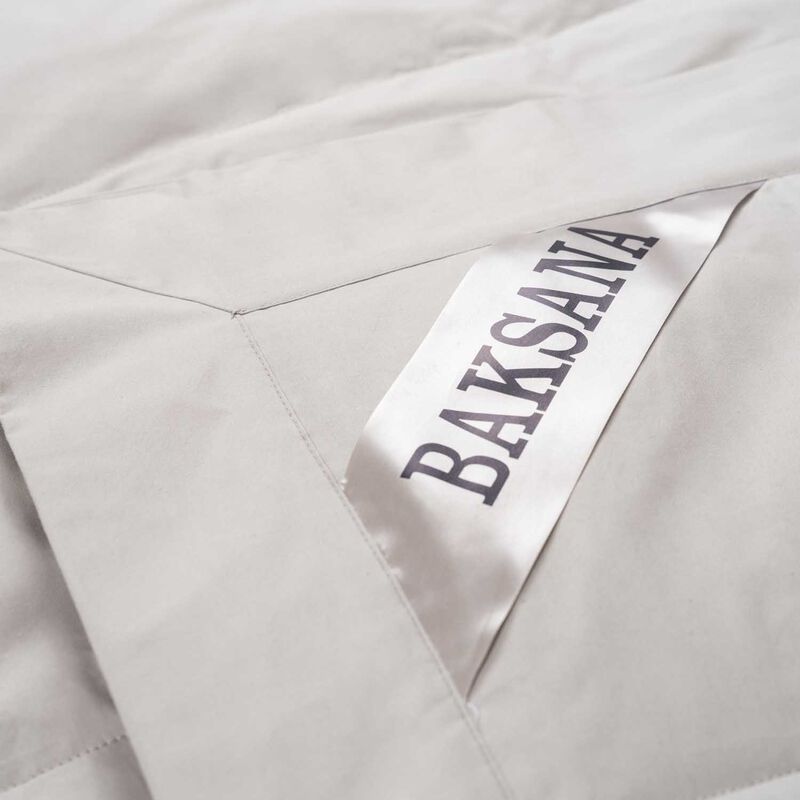 Baksana Luxury Espresso Coverlet 30/70 Duck Down & Feather image number 1