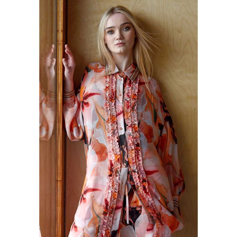 Curate Shadow Frill Top image number 1