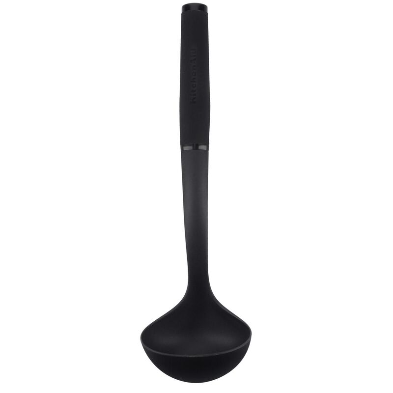 KitchenAid Soft Touch Ladle Nylon - Black image number 0