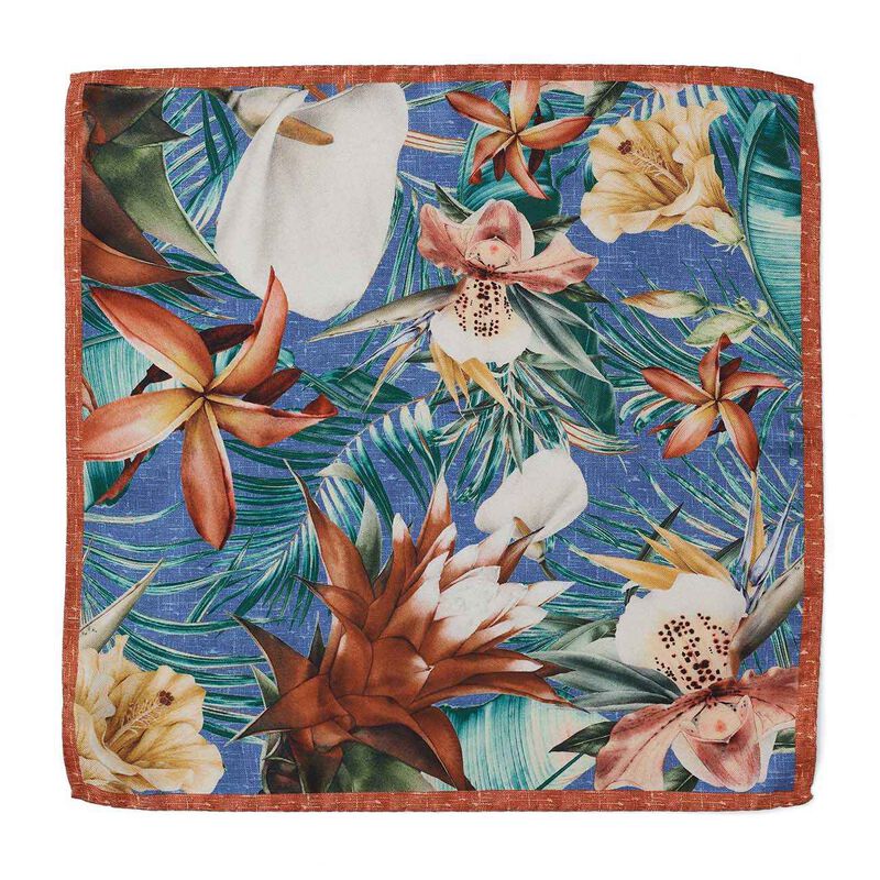 Cambridge Tropical Pocket Square image number 0